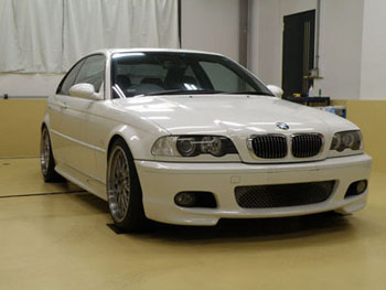 BMW E46のガラスコーティング施工